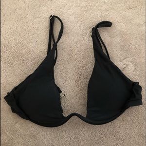 shein black bikini top